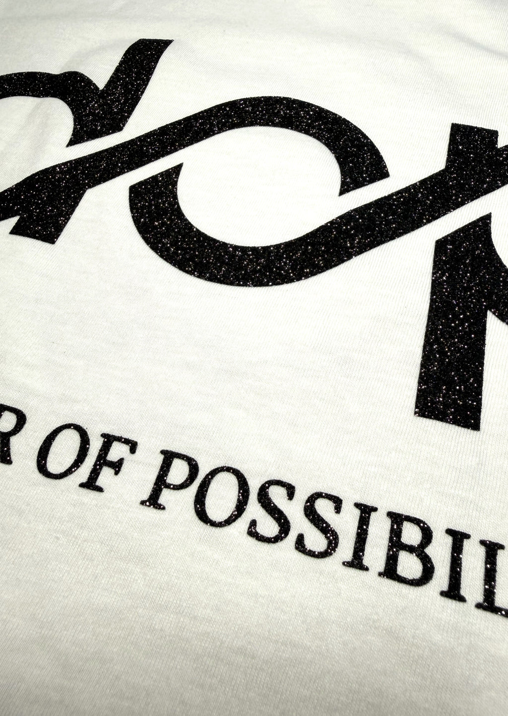 DOP Black Glitter T-Shirt