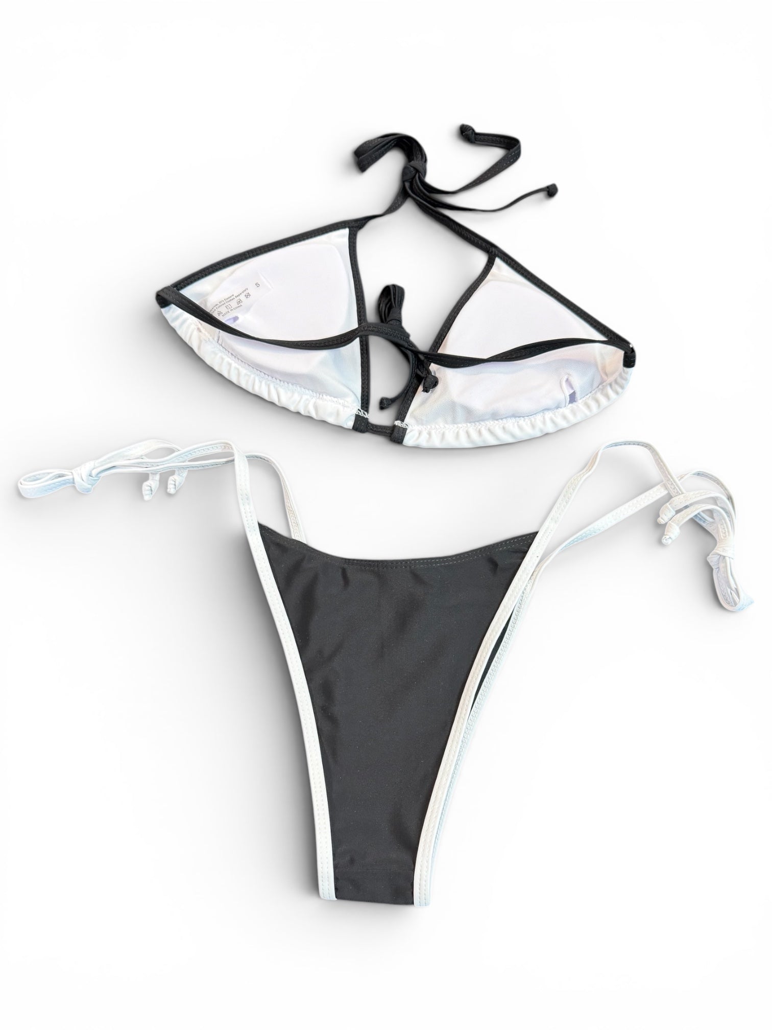 Women's Black & White Bikini