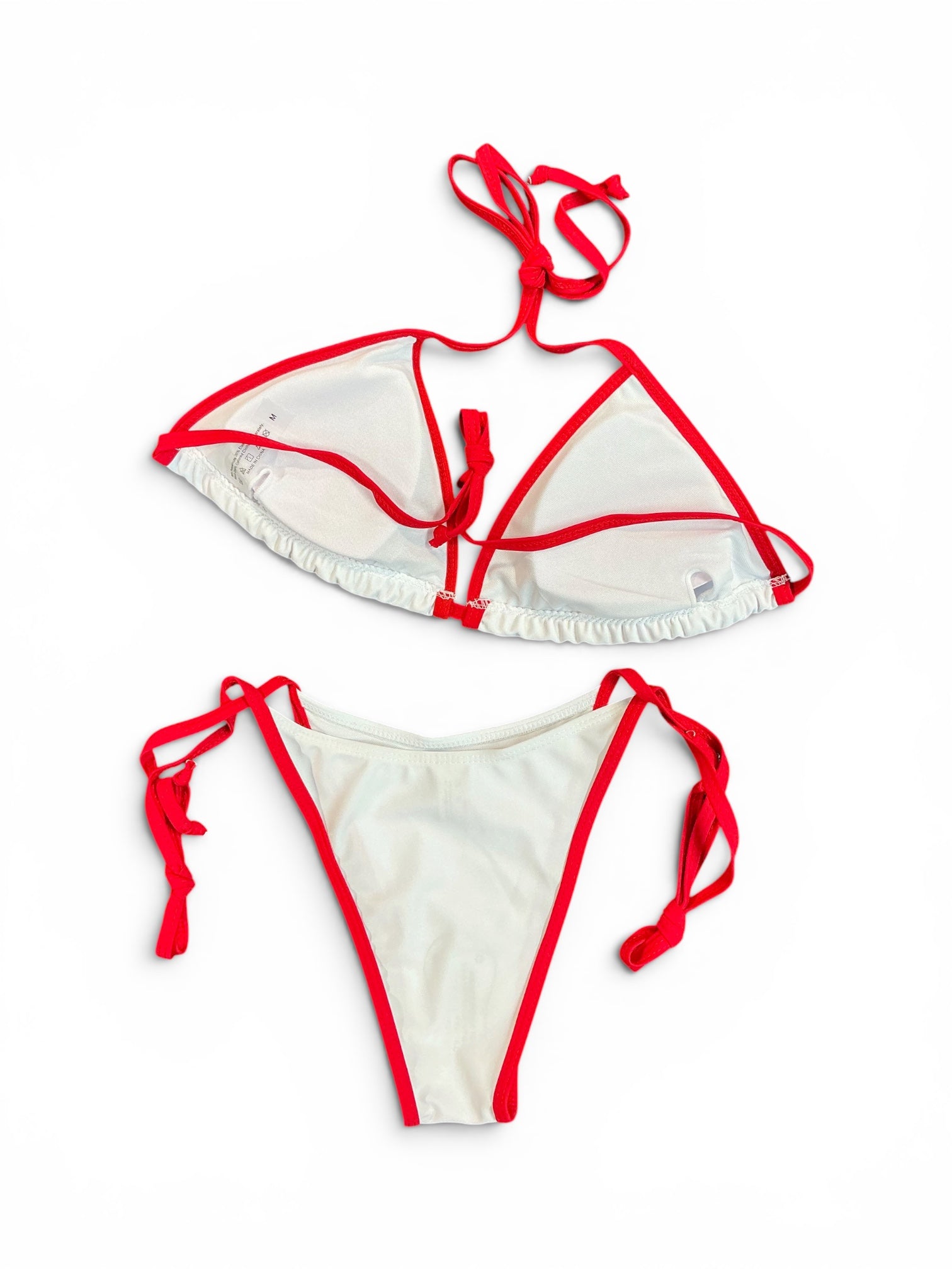 Women's Red & White Bikini