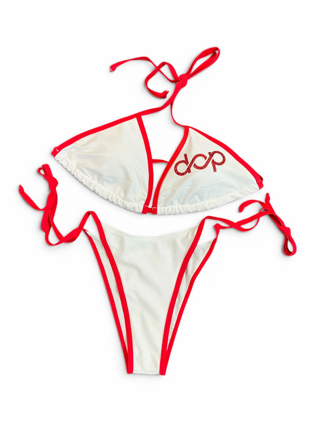 Women's Red & White Bikini